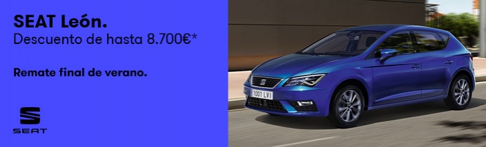 Tu SEAT León nuevo a precio de Kilómetro Cero con un descuento de hasta 8.700 euros