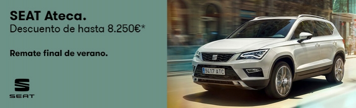 Tu SEAT Ateca nuevo a precio de Kilómetro Cero con un descuento de hasta 8.250 euros