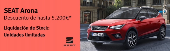 Tu SEAT Arona con un descuento de hasta 5.200 euros por liquidación de stock