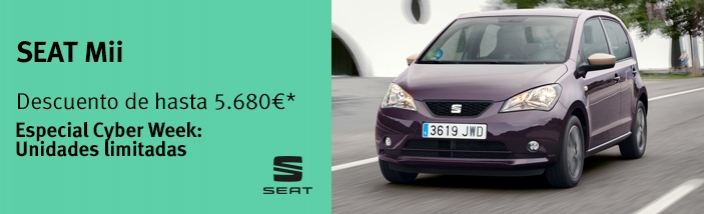 Tu SEAT Mii con un descuento de hasta 3.700 euros