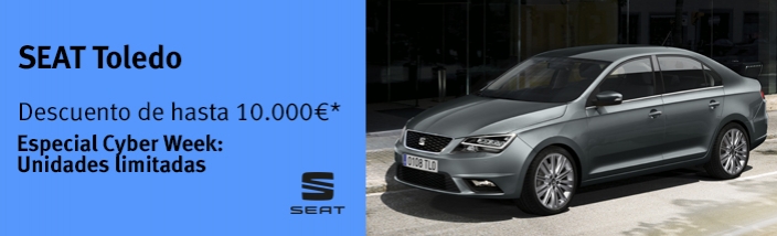 Tu SEAT Toledo con un descuento de hasta 10.000 euros