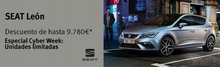 Tu SEAT León con un descuento de hasta 9.780 euros