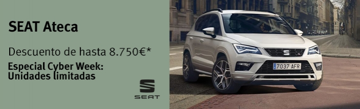 Tu SEAT Ateca con un descuento de hasta 8.750 euros