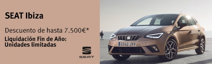 Tu SEAT Ibiza con un descuento de hasta 7.500 euros