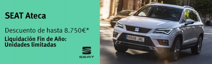 Tu SEAT Ateca con un descuento de hasta 8.750 euros